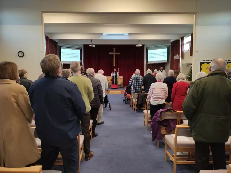 Bishop John Service 50 Years St Pauls